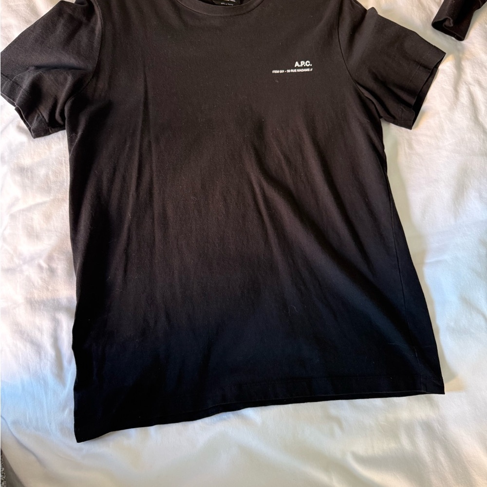A.P.C. Men's Classic Black Tee